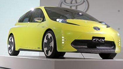 The Toyota FT-CH compact hybrid concept car
