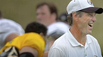 Steelers defensive coordinator Dick LeBeau was inducted into the Pro Football Hall of fame.
