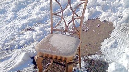 Parking chair in Morningside.
