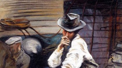 Joe Jones'
"Conversation," 1939, will be on display at the Westmoreland Museum of American Art.