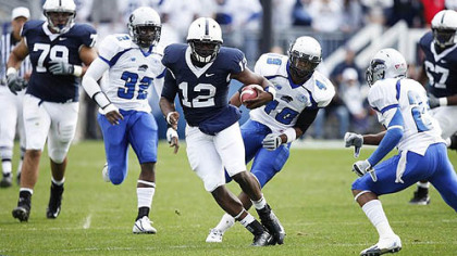 Penn State quarterback Kevin Newsome on Nebraska joining the Big Ten: "It makes the Big Ten look pretty good."