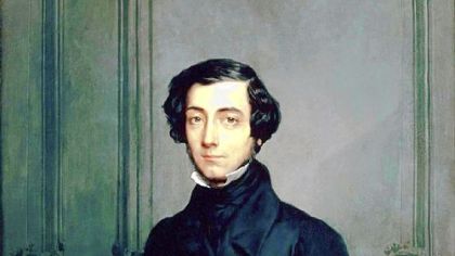 Painting of Alexis de Tocqueville by Theodore Chasseriau (1850)