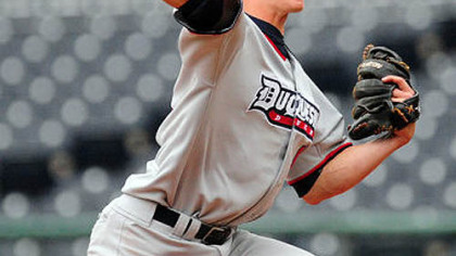 Duquesne pitcher Andrew Heck. Baseball is one of four men's sports the school has cut.