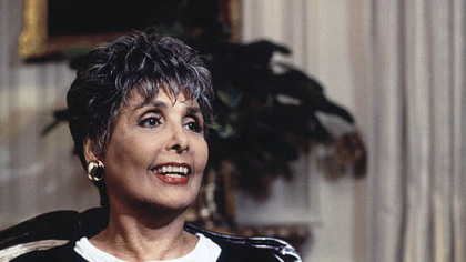 June 1995 file photo of singer and actress Lena Horne.
