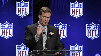 NFL commissioner Roger Goodell.