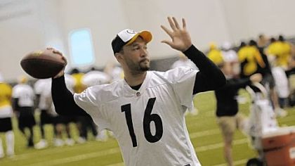 Also vying for the starting job with the Steelers is Charlie Batch.