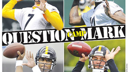 Clockwise from, top left, Roethlisberger, Dixon, Batch and Leftwich.