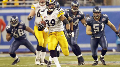Willie Parker's 75-yard touchdown run in Super Bowl XL was the longest in Super Bowl history.