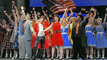 Riverview High School students present "Healthy, Normal, American Boy" from the musical "Bye Bye Birdie" on Saturday at the 20th annual Gene Kelly Awards at the Benedum Center.