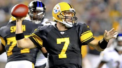 Steelers quarterback Ben Roethlisberger.