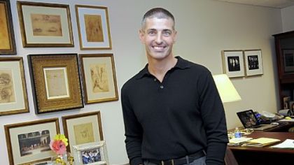 Dr. Anthony M. DiGioia III, orthopedic surgeon and developer of the patient- and family-centered care program for UPMC, in his office at Magee-Womens Hospital in Oakland.