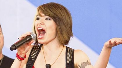 Former "American Idol" contestant Siobhan Magnus performed in New York's Central Park during the July 9 broadcast of ABC's "Good Morning America."