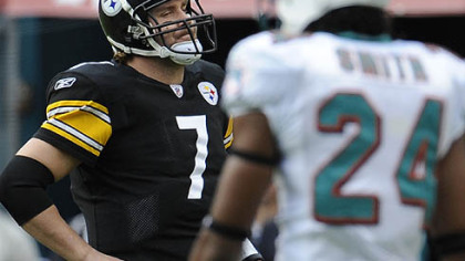 Quarterback Ben Roethlisberger and the Steelers won't get a chance to defend their Superbowl title.