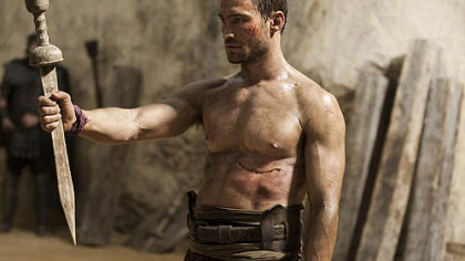 Andy Whitfield portrays the belligerent warrior Spartacus in the new series on Starz.