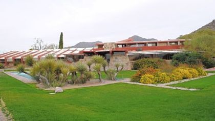 Taliesin West, the winter home and architecture school Frank Lloyd Wright built in 1938, sits at the foothills of the McDowell Mountains near Scottsdale.