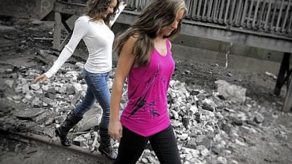 Jonano Bamboo Butterfly Sweater Collection includes a white henley hooded sweater ($110) and a fuschia double-layer tank sweater.