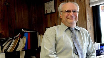 Fayette County chief assessor James Hercik in his office at the Fayette County Courthouse in Uniontown.