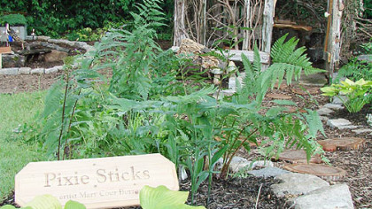 Fairy House concept image for Pittsburgh Botanic Garden from Terra Design Studios.