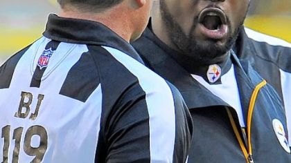 Steelers coach Mike Tomlin on his team: "They're going to protect one another when someone's been wronged. That's just human nature."