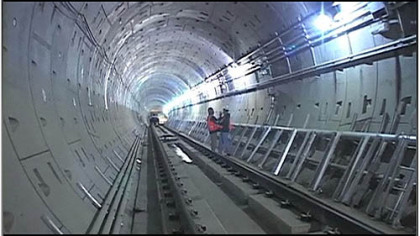 The North Shore Connector tunnel, seen in the PG video at left