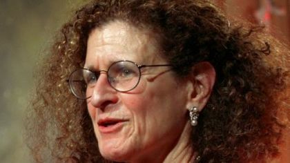 Jaimy Gordon, winner of the National Book Award for Fiction for her book "Lord of Misrule," speaks at the National Book Awards on Nov. 17 in New York.