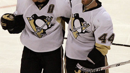 With Sergei Gonchar, left, gone, does Brooks Orpik become an alternate captain for the Penguins?