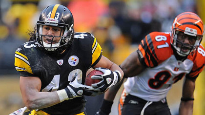 Steelers safety Troy Polamalu is dealing with a lower-leg injury.