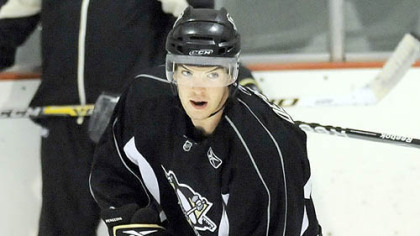 Penguins defensive prospect Simon Despres.