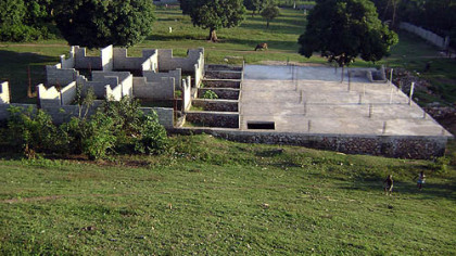 Work progressing on new orphanage in Cap-Haitien, Haiti.