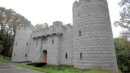 Cara McCandless and Barton Branstetter's castle-home in Marshall.