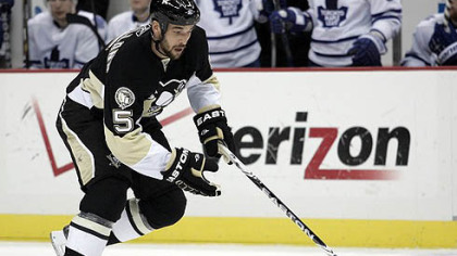 Penguins defenseman Deryk Engelland has recorded five points this season.