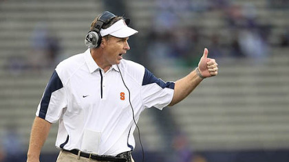 Head coach Doug Marrone has led Syracuse to a 4-1 record this season.