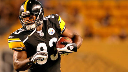 Steelers running back Isaac Redman.