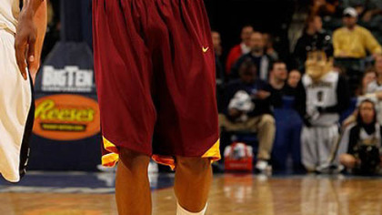 Forward Paul Carter averaged 6.3 points and 3.7 rebounds per game last season with Minnesota.