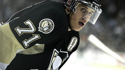 Penguins forward Evgeni Malkin has scored 22 points this season.