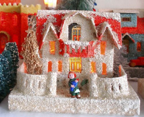 putz village christmas 