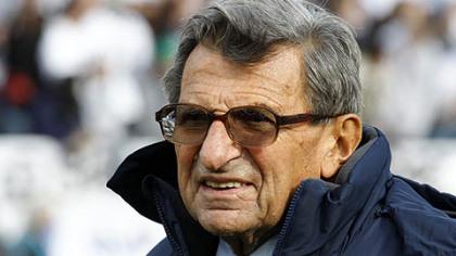 Penn State coach Joe Paterno has 401 career victories.