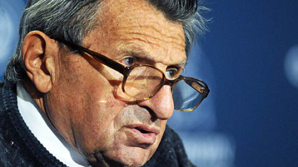 Penn State coach Joe Paterno: "There's a lot of things that go on now that takes a little longer to develop into a real steady, consistent football team."