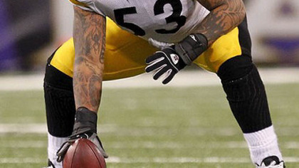 Steelers center Maurkice Pouncey.