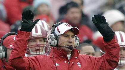 Head coach Bill Lynch has led Indiana to a 4-6 record this season.