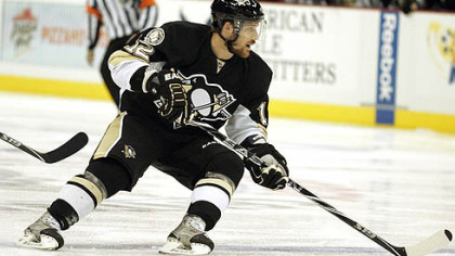 Penguins forward  Brett Sterling had a goal and an assist in three preseason games.