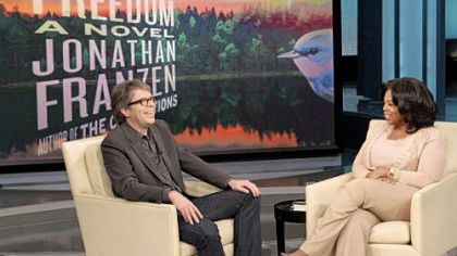 Jonathan Franzen, shown during a Nov. 19 interview on "The Oprah Winfrey Show," leads many critics 2010 best lists with his novel, "Freedom." Ms. Winfrey picked it as her 64th book club selection.