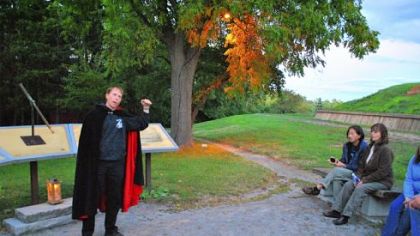 Niagara-on-the-Lake native Peter Mitchell has been leading ghost tours of Fort George for seven years.