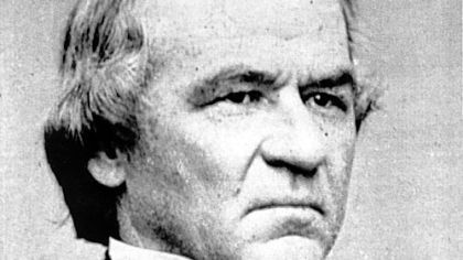 President Andrew Johnson: Not big in the ye olde 'Burgh.