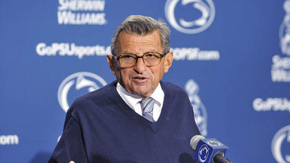 Penn State coach Joe Paterno on his team's play against Alabama: "We didn't make many plays Saturday."