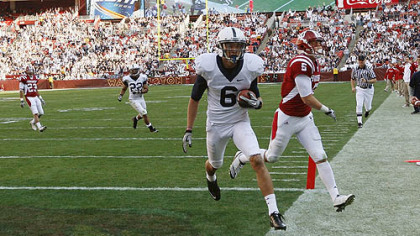 Penn State wide receiver Derek Moye on facing Michigan State Saturday: "... it's going to be big for us to go out there and pretty much ruin their season."
