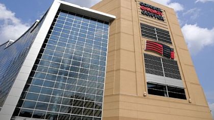 The new arena, where you can park inside for $20.