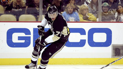 Penguins forward Evgeni Malkin has nine points this season.