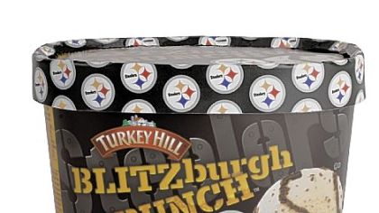 Turkey Hill Dairy's new Blitzburgh Crunch ice cream.