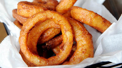 Fried Onion Rings at Brgr.